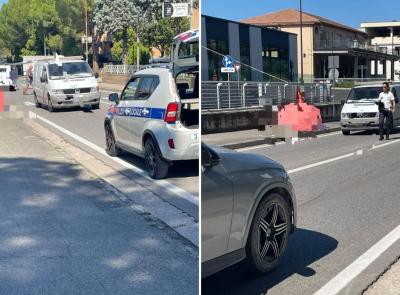 Tragedia a Corridonia, donna travolta da un furgone: muore dopo l’impatto
