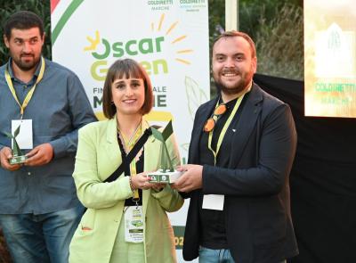 Oscar Green 2027, vince anche la provincia di Macerata: premiati i fratelli Pedica e Paolo Paniccia