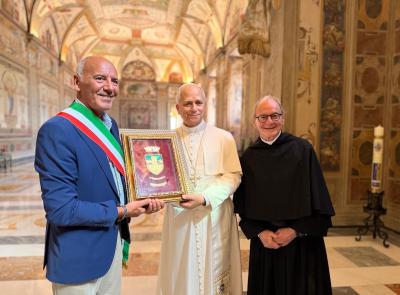 Porto Recanati incontra Papa Leone XIV: il sindaco Michelini ricevuto dal Santo Padre