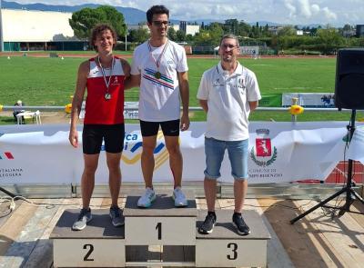 Atletica Montecassiano, Iacopo Palmieri chiude col botto: doppio titolo italiano