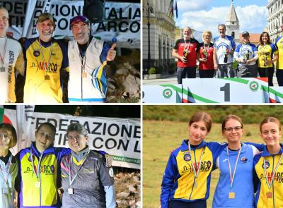 Tiro con l’arco, doppio titolo italiano per gli Arcieri del Medio Chienti