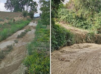 Tolentino, fossi di scolo mancanti e fango sulle strade: scattano le sanzioni