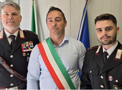Pieve Torina saluta il carabiniere Alex D’Ancona dopo sei anni di servizio
