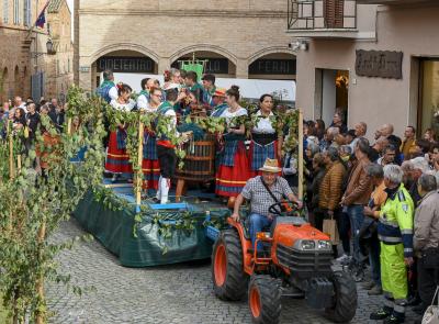 Montecassiano, tornano i Sughitti: tre giorni di sagra tra briscola, vendemmia, sbandieratori e musica