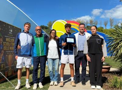 Tennis Tolentino, premiato Giulio Bozzanga: è campione italiano Under 15 nel doppio