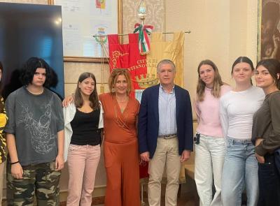 Erasmus, studenti austriaci e spagnoli ricevuti a Palazzo Sforza