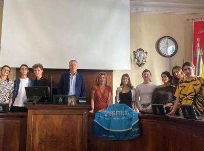 Erasmus a Civitanova, studenti austriaci e spagnoli ricevuti a Palazzo Sforza