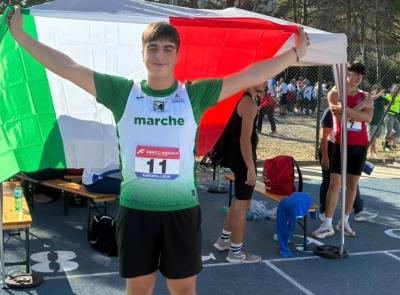 Lancio del disco, il settempedano Tommaso Zitelli è campione italiano Cadetti
