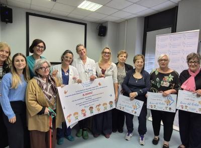 Le "Nonne Laboriose" donano 8mila euro: al Salesi un nuovo macchinario per i bambini