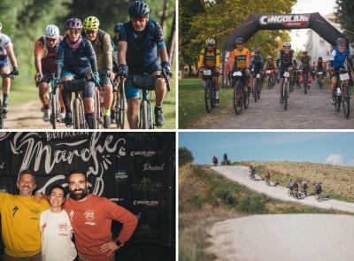 Dall'Abbadia di Fiastra ai Sibillini: 600 ciclisti da tutto il mondo per Marche Trail