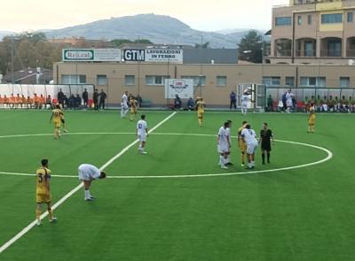 Aurora beffata nel finale: la Fermana pareggia al 91' e la semifinale di Coppa resta aperta