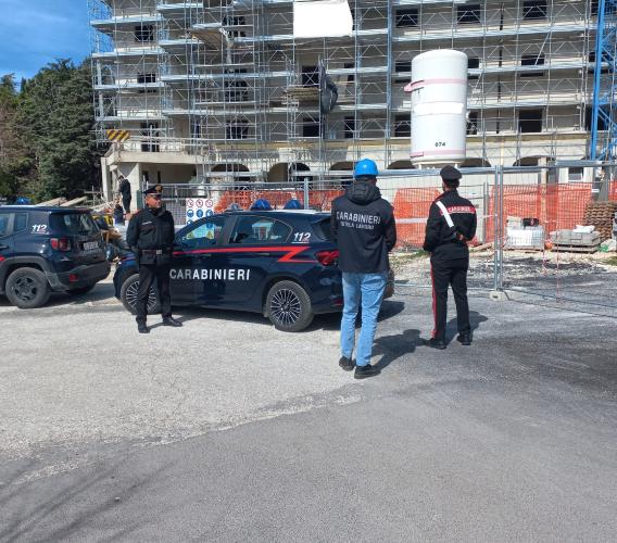 Tolentino, controlli nei cantieri post-sisma: quasi 21mila euro di ammenda e una denuncia