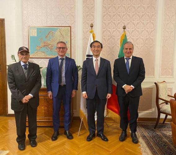 Italia-Corea del Sud: Morgoni ricevuto dall'ambasciatore Seong-Ho Lee