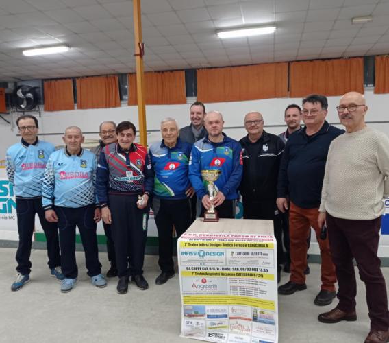 Bocce, l'Hr Bocciofila Villa Potenza trionfa al Trofeo Angeletti Nazareno