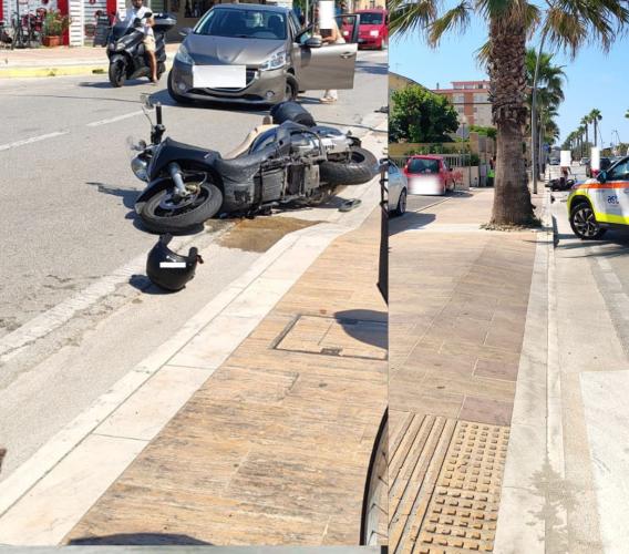 Civitanova, scontro auto e scooter sul lungomare: un ferito al Pronto Soccorso Civitanova, scontro auto e scooter sul lungomare: un ferito al Pronto Soccorso