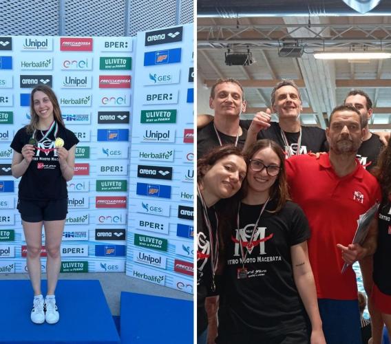 Alessandra Lolli brilla a Riccione: il Centro Nuoto Macerata chiude la stagione con 4 ori e 29 medaglie