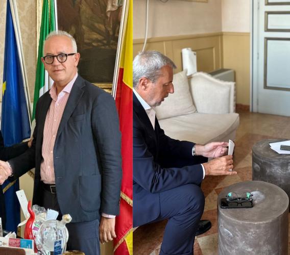 Civitanova, visita istituzionale dell’onorevole Nevi: confronto con il sindaco Ciarapica Civitanova, visita istituzionale dell’onorevole Nevi: confronto con il sindaco Ciarapica