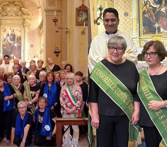 San Severino festeggia San Rocco: tre nuove consorelle per la Confraternita