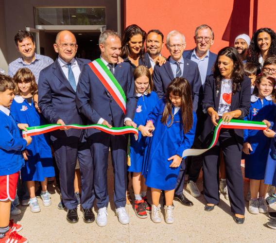 Camerino, prima campanella al nuovo Istituto Comprensivo "Ugo Betti": c'è anche Veronica Berti Bocelli