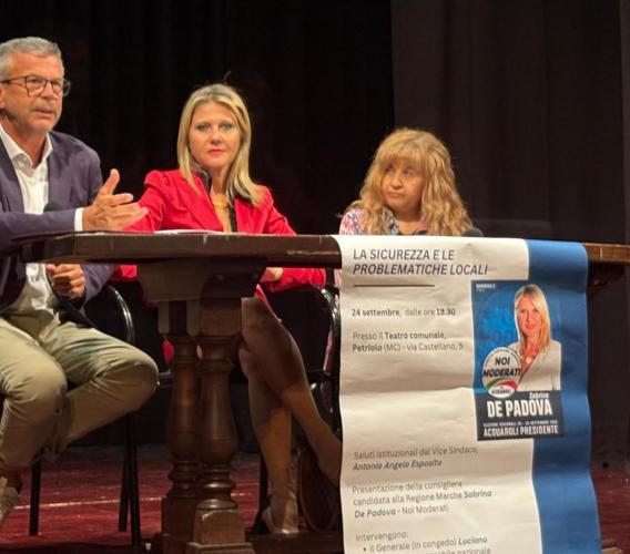 Petriolo, candidati a confronto sulla sicurezza. De Padova: "Serve prevenire non solo reprimere” Petriolo, candidati a confronto sulla sicurezza. De Padova: "Serve prevenire non solo reprimere”