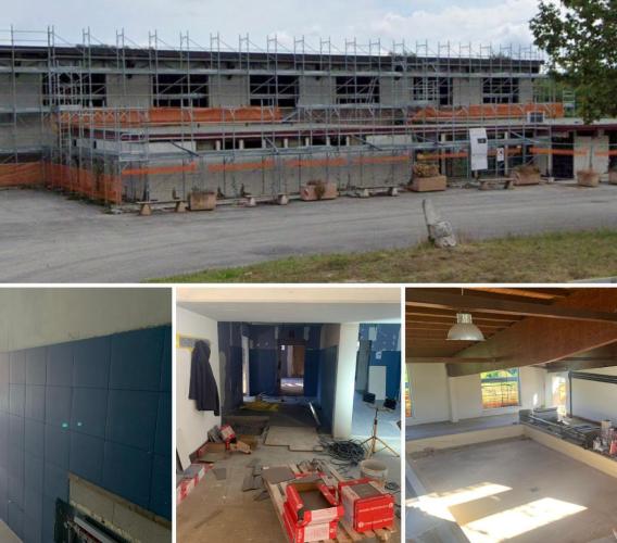 Sarnano, lavori in corso nella piscina comunale: ecco come sta cambiando