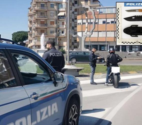 Civitanova, fermato con due coltelli: denunciato ventenne e allontanato dalla città Civitanova, fermato con due coltelli: denunciato ventenne e allontanato dalla città