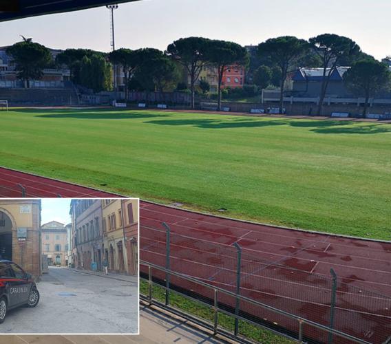 Controlli dei Carabinieri prima di Tolentino-Fermana: segnalato tifoso trovato con hashish