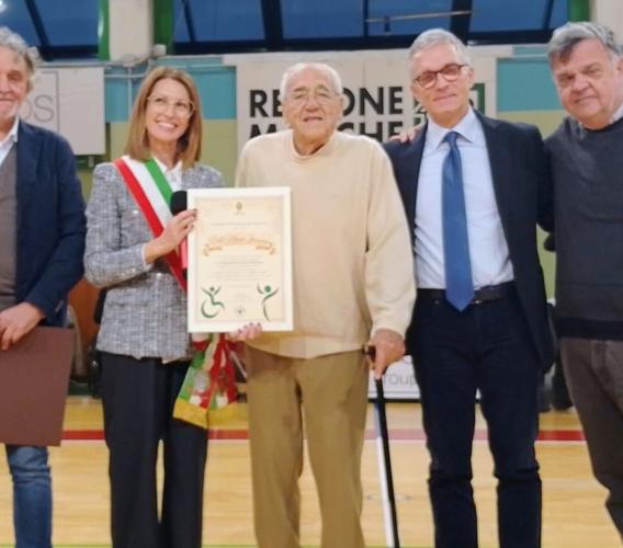 Potenza Picena celebra il dottor Mario Ferraresi: conferita la Benemerenza per Meriti Sportivi
