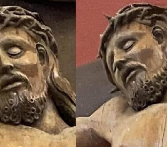 Treia, il libro di Maurizio Chielli disvela un tesoro tra le colline marchigiane: il crocifisso del camposanto