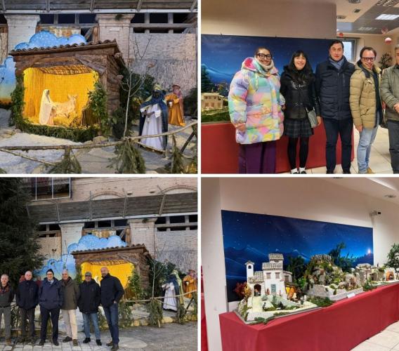 Castelraimondo, inaugurata la mostra dei Presepi Artistici curata da Gianpiero Gabrielli