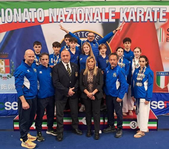 Dojo Kyu Shin Karate-Tarulli da record: 27 medaglie ai Campionati nazionali Csen