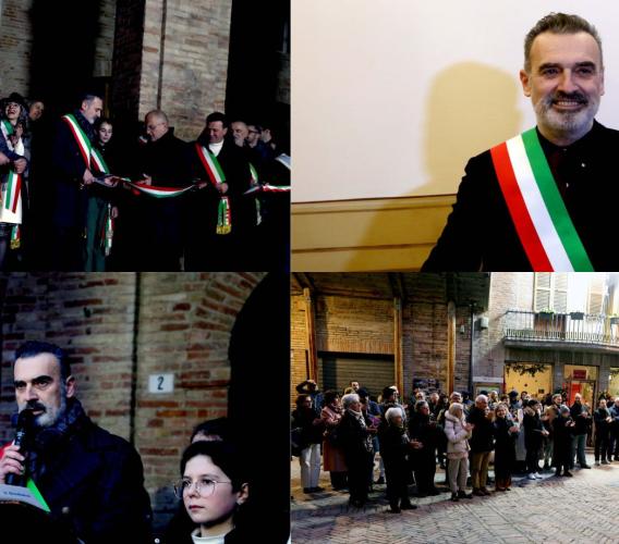 Loro Piceno, il Municipio torna nella storica sede in centro dopo la ricostruzione post-sisma (VIDEO e FOTO)