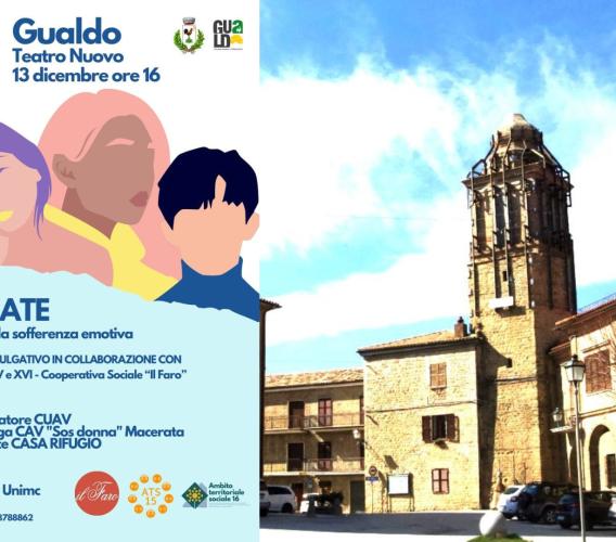 Gualdo, violenza di genere e sofferenza emotiva: un incontro divulgativo al Teatro Nuovo