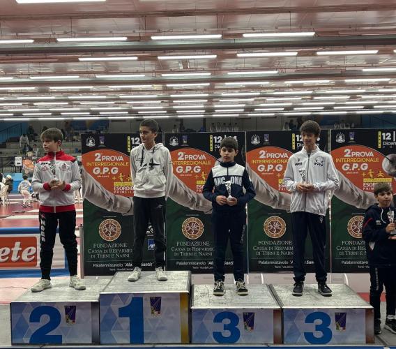 Valerio La Porta secondo a Terni: grande risultato per Macerata Scherma all’Interregionale Under 14