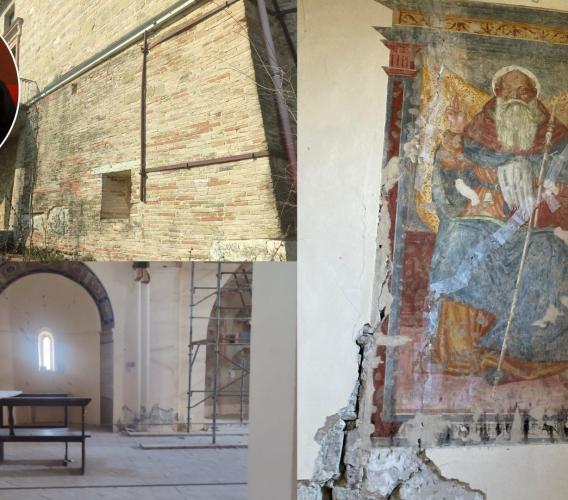 Abbazia di Rambona, l'architetto Saracco fa il punto: "Ok dalla Sovrintendenza pochi giorni fa. Ora attendiamo l'Ufficio Ricostruzione"