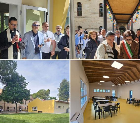 Corridonia, inaugurata la nuova mensa alla scuola 'Martiri della Libertà': "Un impegno mantenuto”