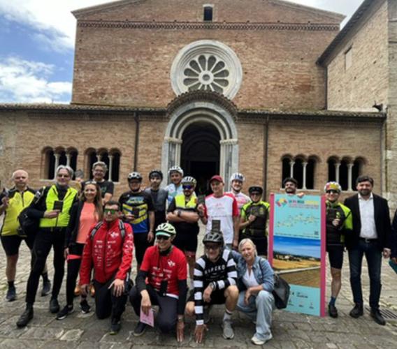 Da Civitanova a Petriolo in bici: al via "La Via delle Abbazie", prende vita un nuovo percorso cicloturistico