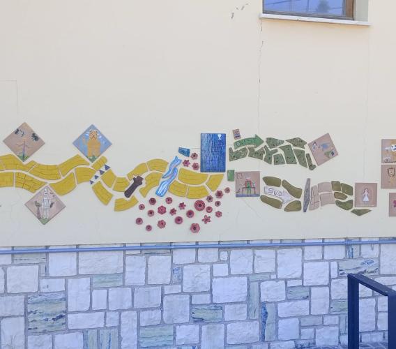 Cessapalombo e Camporotondo unite dal “Mago di Oz”: inaugurati i murales degli alunni