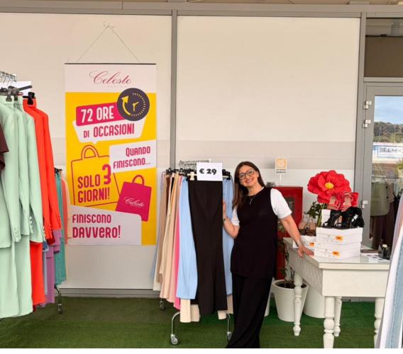 "72 Ore di Occasioni” da Celeste Fashion: tre giorni di super sconti a Montecassiano
