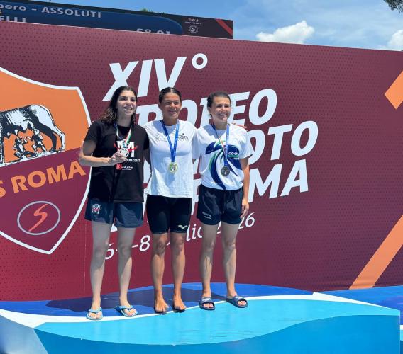 La maceratese Maria Chiara Cera conquista l’argento al Foro Italico nei 100 dorso
