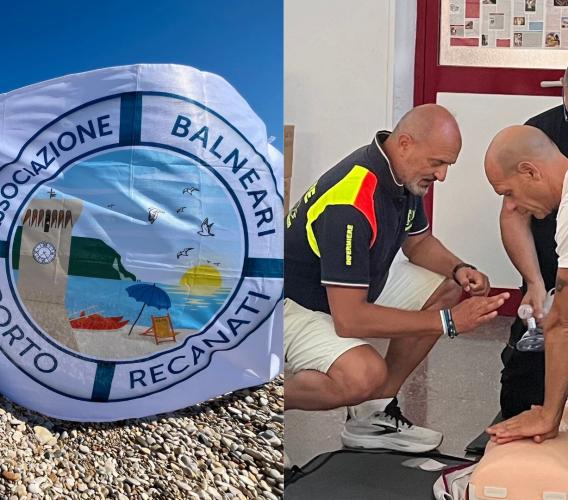 Porto Recanati rafforza la sicurezza in spiaggia: 23 operatori formati e 10 nuovi defibrillatori sul litorale