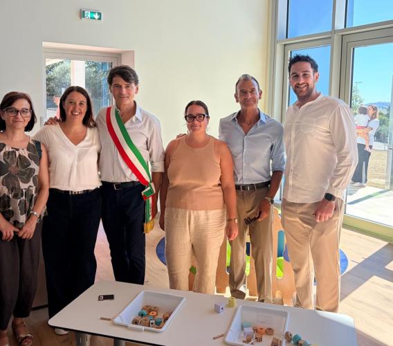 Appignano, inaugurato il nuovo asilo nido comunale: 35 posti per i bambini