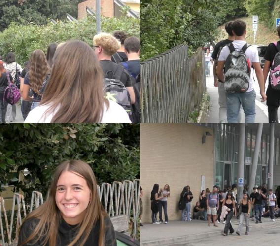 Zaini in spalla, primo giorno di scuola a Macerata: "Avrei preferito qualche altra settimana di vacanza"