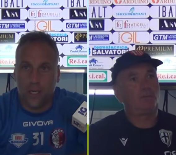 Aurora Treia-Matelica, Ricci applaude i suoi. Santoni: "Dopo il 3-3 sono emerse le loro qualità"