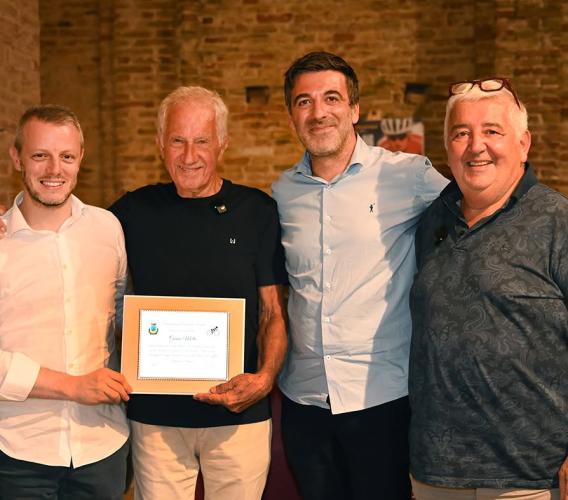 Gianni Motta torna a Urbisaglia 56 anni dopo: è l'ospite d'onore del Gran Premio GiorgioMare