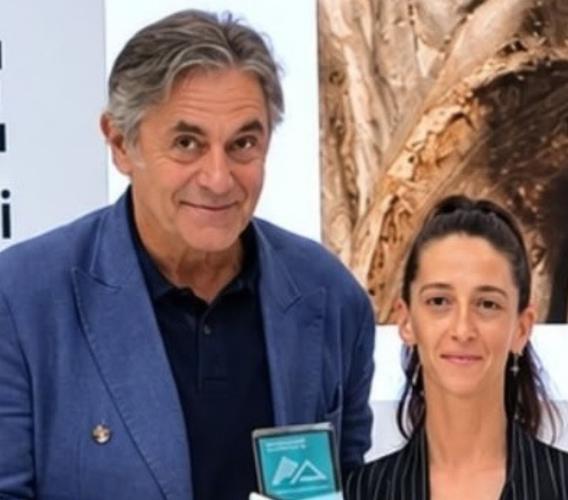 Monte San Martino,  Lucia Bonomi è la prima donna delle Marche a ricevere il Cassa Edile Awards