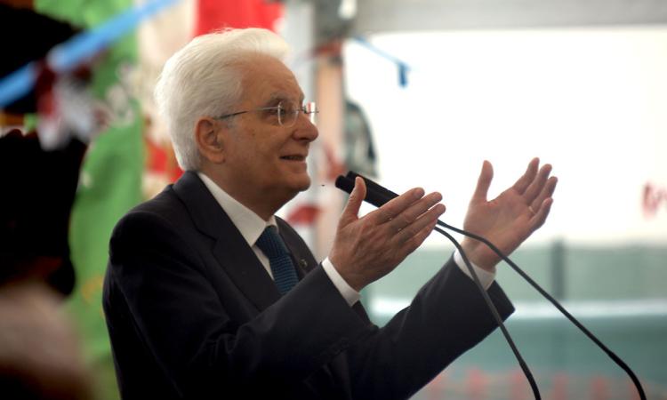 Il presidente Mattarella a San Severino per il 25 aprile: "Un regalo immenso"