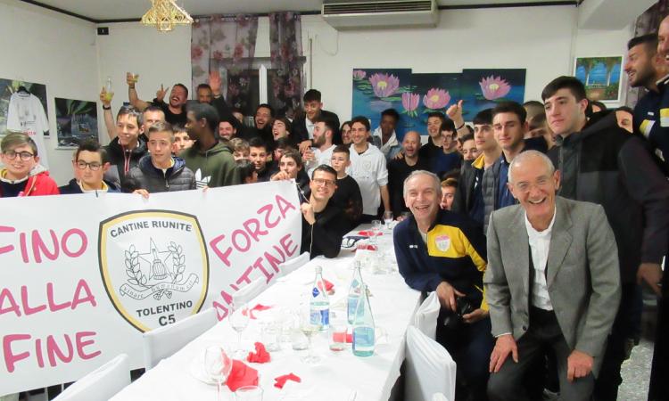 Cena di fine anno da record per il club delle Cantine Riunite Tolentino