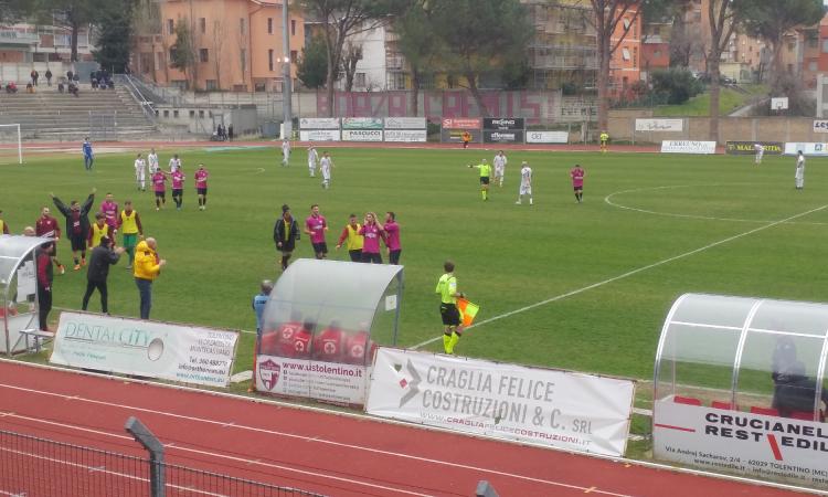 Serie D, il Tolentino vince il derby con la Recanatese Serie D, il Tolentino vince il derby con la Recanatese