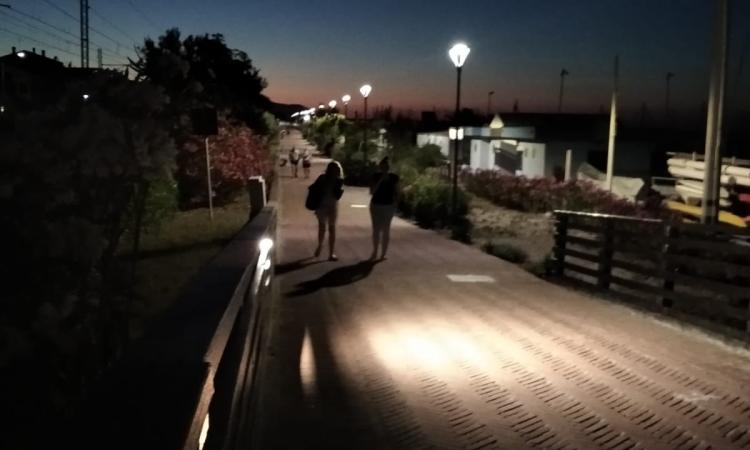 Porto Potenza, restyling del lungomare: nuove illuminazioni e progetto di videosorveglianza